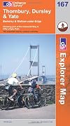 Explorer Map 167: Thornbury, Dursley & Yate