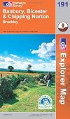 Explorer Map 191: Banbury, Bicester and Chipping Norton