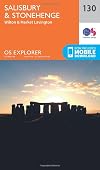 Explorer Map 130: Salisbury and Stonehenge