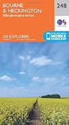 Explorer Map 248: Bourne and Heckington