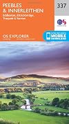 Peebles & Innerleithen Map | Eddleston, Ettrickbridge, Traquair & Yarrow | Ordnance Survey | OS Explorer Map 337 | Scotland | Walks | Hiking | Maps | Adventure