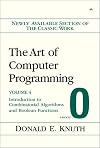 The Art of Computer Programming, Volume 4, Fascicle 0: Introduction to Combinatorial Algorithms and Boolean Functions