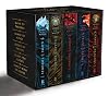 A Game of Thrones / A Clash of Kings / A Storm of Swords / A Feast of Crows / A Dance with Dragons