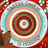 Santa's Cookie Is Missing!: Board Book with Die-Cut Reveals: A Christmas Holiday Book for Kids