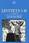 Leviticus 1-16: A New Translation with Introduction and Commentary
