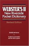 Webster's II New Riverside Pocket Dictionary
