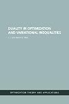 Duality in optimization and variational inequalities
