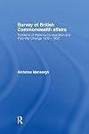 Survey of British Commonwealth affairs problems of wartime co-operation and post-war change 1939-1952
