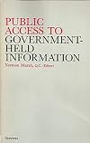 Public Access to Government-held Information