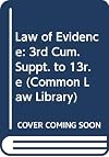 Phipson on evidence. Third cumulative supplement to the thirteenth edition : up to date to August 1, 1986