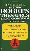 The New Roget's Thesaurus in Dictionary Form