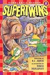 Supertwins and the Sneaky, Slimy Book Worms