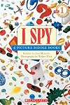 I Spy: 4 Picture Riddle Books (Funny Teeth / Dinosaur Eyes / School Bus / Scary Monsters)