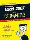 Excel 2007 For Dummies: Quick Reference