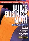 Quick Business Math: A Self-Teaching Guide (Wiley Self-Teaching Guides)