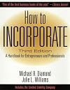 How to Incorporate: A Handbook for Entrepreneurs and Professionals