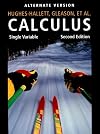 Calculus : Single Variable, 2nd Edition, Alternate Version