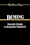 Sample Design in Business Research (Wiley Classics Library)