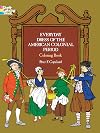 Everyday Dress of the American Colonial Period Coloring Book