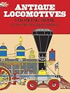 Antique Locomotives Coloring Book