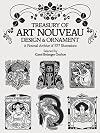 Treasury of Art Nouveau Design & Ornament. A Pictorial Archive of 577 Illustrations