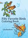Fifty Favorite Birds Coloring Book