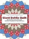 The Quick and Easy Giant Dahlia Quilt on the Sewing Machine