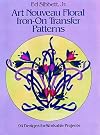 Art Nouveau Floral Iron-on Transfer Patterns