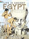 Life in Ancient Egypt Coloring Book