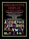 Decorative Display Alphabets