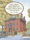 Historic Houses of New England Coloring Book