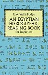 Egyptian Hieroglyphic Reading Book for Beginners