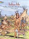 Indian Life in Pre-Columbian North America Coloring Book