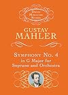 Mahler : Symphony no.4 in G major, for soprano & orchestra {score : study} {Dover}