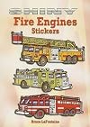 Shiny Fire Engines Stickers (Dover Little Activity Books Stickers)