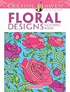 Creative Haven Floral Designs Coloring Book