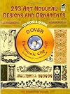 293 Art Nouveau Designs and Ornaments CD-ROM and Book
