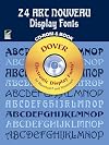 24 Art Nouveau Display Fonts CD-ROM and Book
