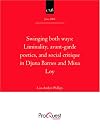 Swinging both ways: Liminality, avant-garde poetics, and social critique in Djuna Barnes and Mina Loy