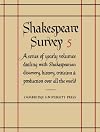 Shakespeare Survey 5: Textual Criticism