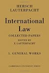 International law, being the collected papers of Hersch Lauterpacht