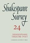 Shakespeare Survey 24: Shakespeare: Theatre Poet