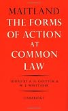 The Forms of Action at Common Law: A Course of Lectures