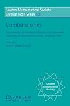 Combinatorics: Proceedings of the Eighth British Combinatorial Conference, University College, Swansea, 1981