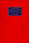 A Catalogue of the Library of Thomas Baker