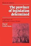 The Province of Legislation Determined: Legal Theory in Eighteenth-Century Britain