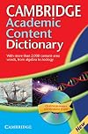 Cambridge Academic Content Dictionary