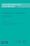 Geometry of Riemann surfaces proceedings of the Anogia conference to celebrate the 65th birthday of William J. Harvey