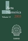 Acta Numerica 2003: Volume 12