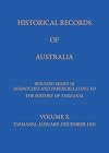 Historical Records of Australia: Series III Volume X: 10